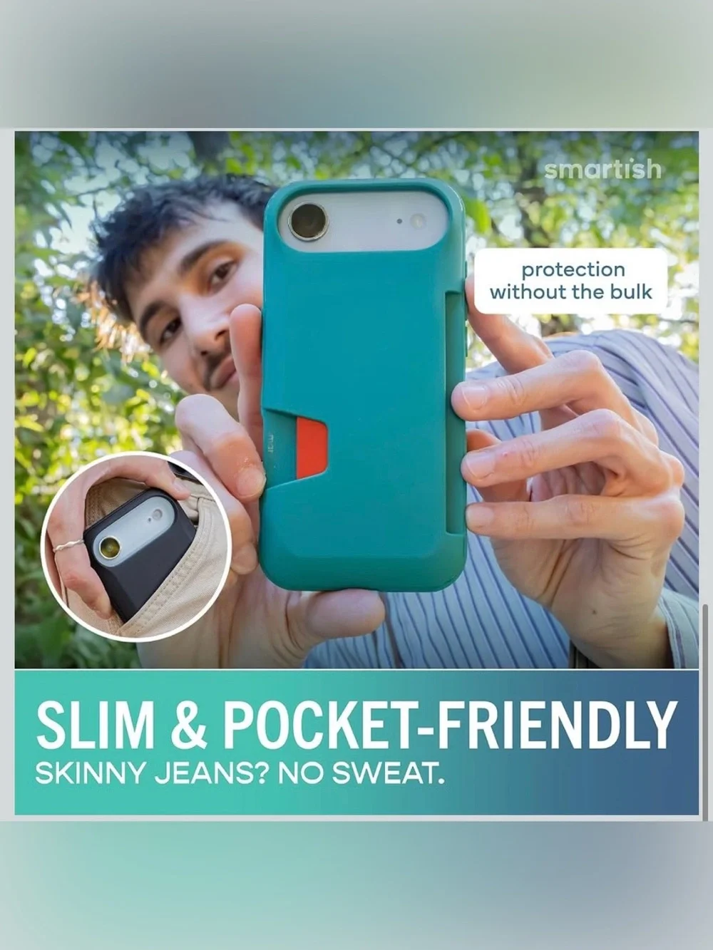 Wallet Slayer Vol. 1 [Slim + Protective] Credit Card Holder - Drop Tested Hidden